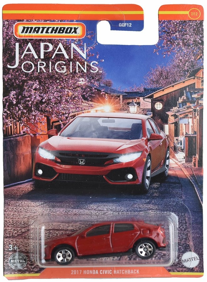 Matchbox 2017 Honda Civic Hatchback, Japan Origins 7/12